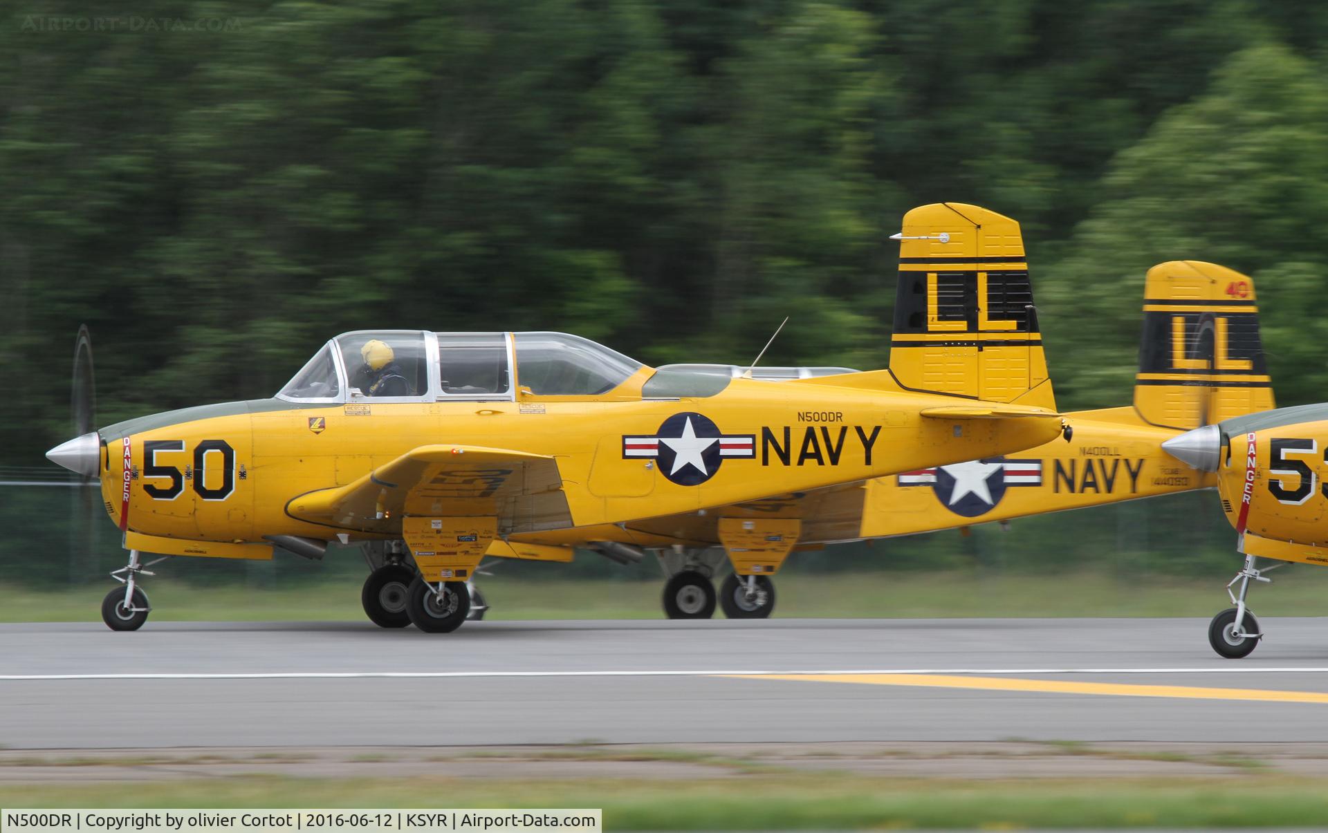 N500DR, 1954 Beech T-34A (A45) Mentor Mentor C/N G-31, Syracuse airshow