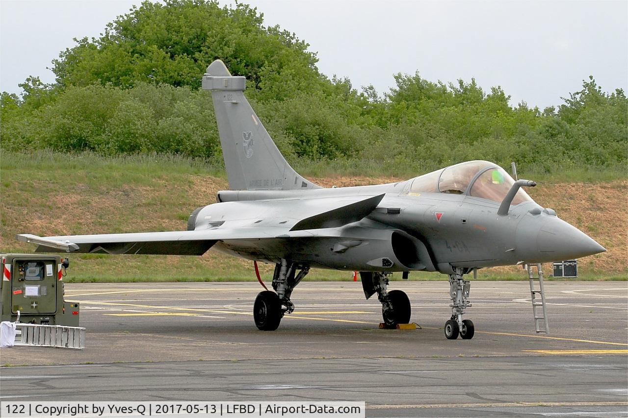 122, Dassault Rafale C C/N 122, Dassault Rafale C, Flight-line, Bordeaux-Mérignac Air Base 106 (LFBD-BOD) Open day 2017
