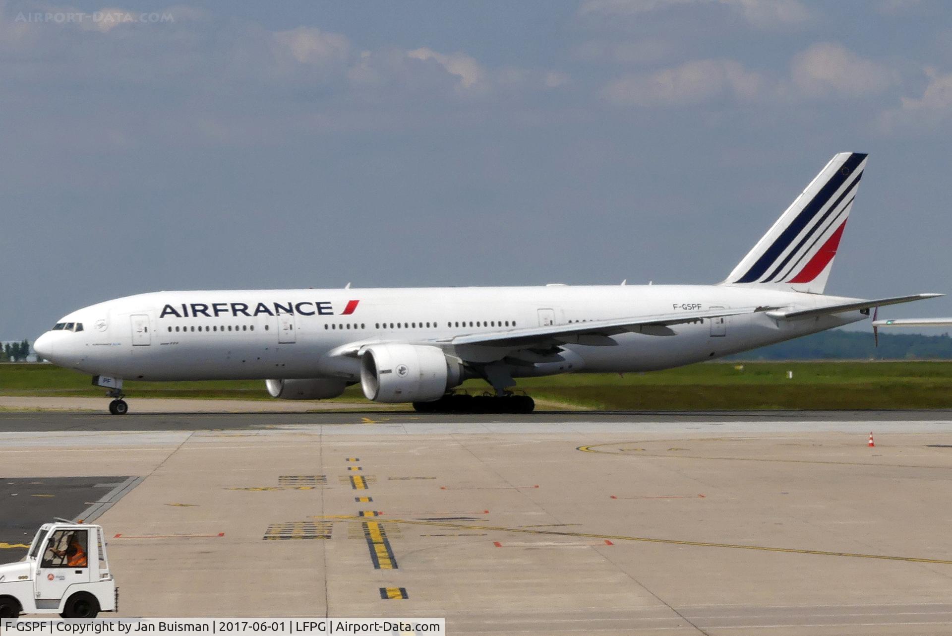F-GSPF, 1999 Boeing 777-228/ER C/N 29007, Air France