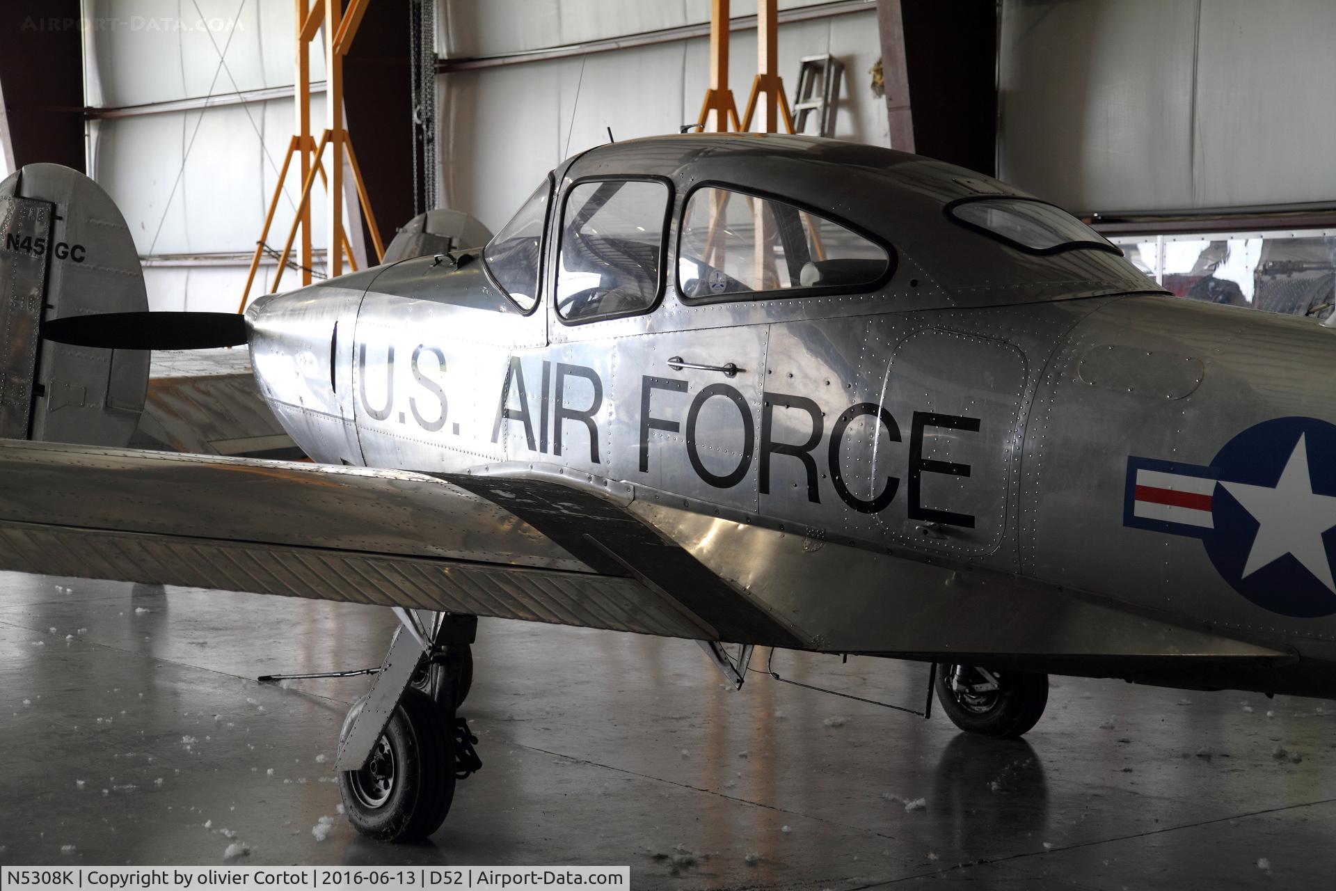 N5308K, 1950 Ryan Navion B C/N NAV-4-2208B, Geneseo airport