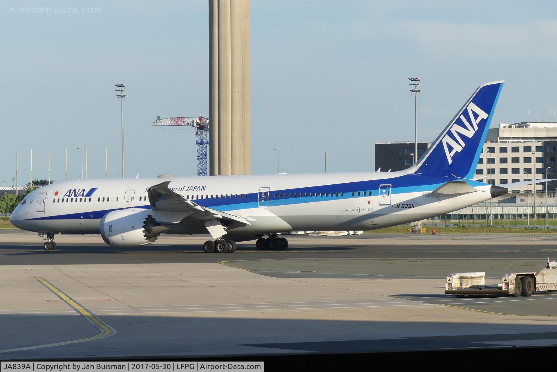 JA839A, 2015 Boeing 787-9 Dreamliner Dreamliner C/N 34529, All Nippon