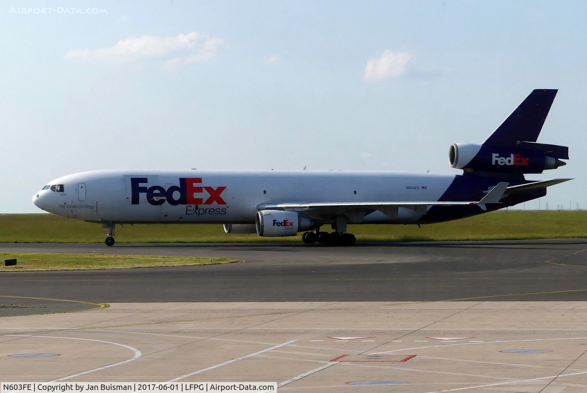 N603FE, 1991 McDonnell Douglas MD-11F C/N 48459, Fedex