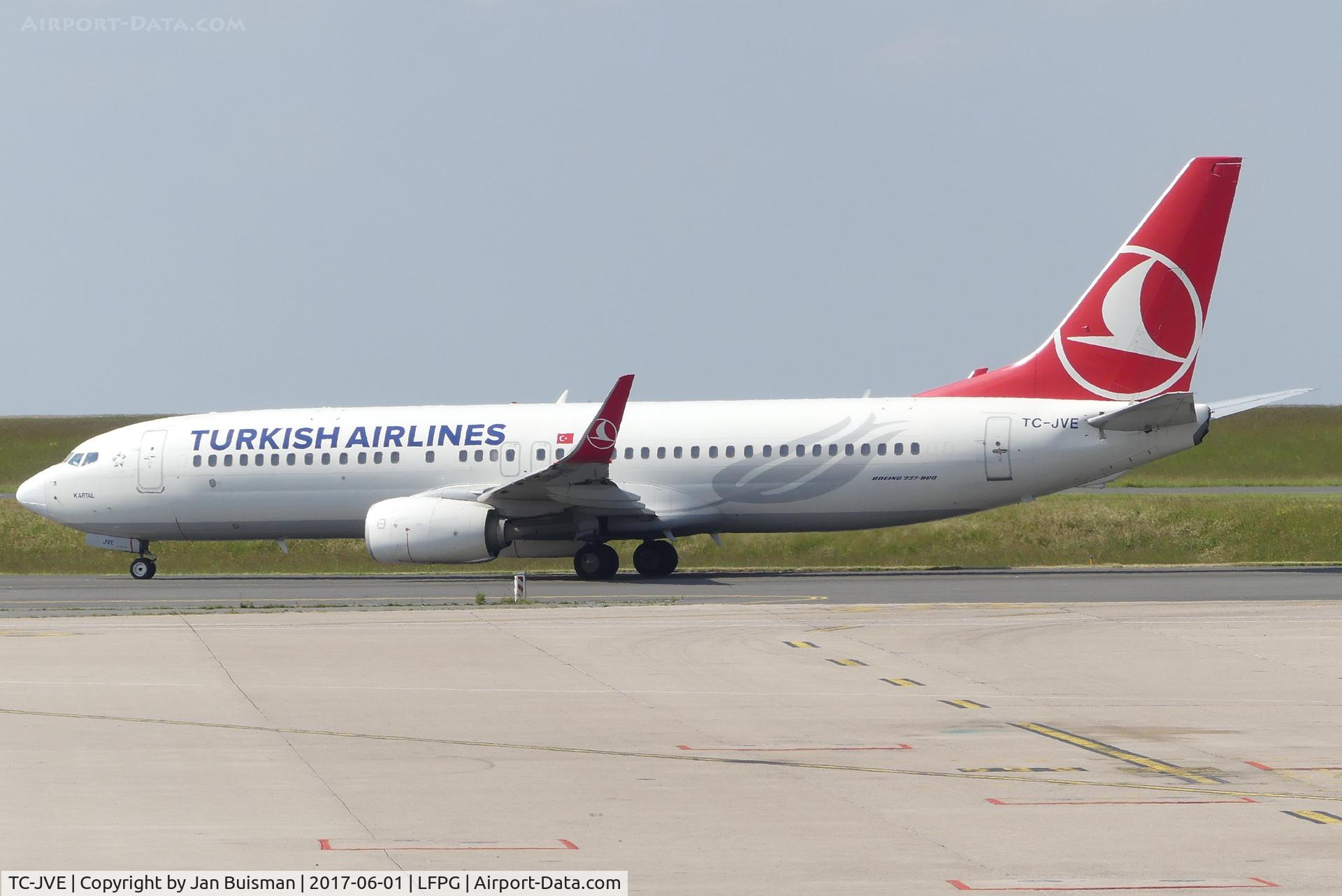 TC-JVE, 2014 Boeing 737-8F2 C/N 42006, THY