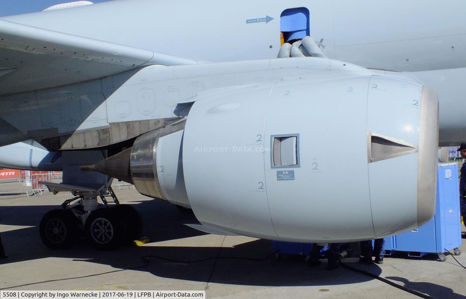 5508, 2014 Kawasaki P-1 C/N 8, Kawasaki P-1 of the JMSDF at the Aerosalon 2017, Paris