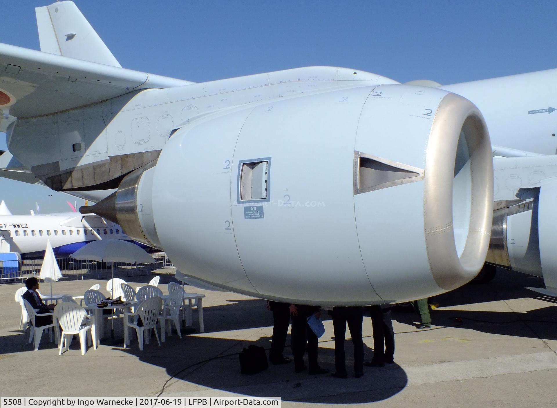 5508, 2014 Kawasaki P-1 C/N 8, Kawasaki P-1 of the JMSDF at the Aerosalon 2017, Paris