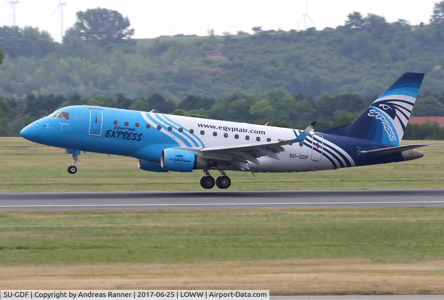 SU-GDF, 2008 Embraer 170LR (ERJ-170-100LR) C/N 17000266, Egyptair Express ERJ-170