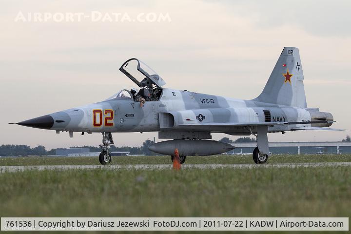 761536, Northrop F-5N Tiger II C/N L.1011, F-5N Tiger II 761536 AF-02 from VFC-13 Fighting Saints NAS Fallon, NV