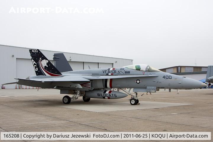 165208, McDonnell Douglas F/A-18C Hornet C/N 1378/C433, FA-18C Hornet 165208 AG-400 from VFA-131 Wildcats NAS Oceana, VA
