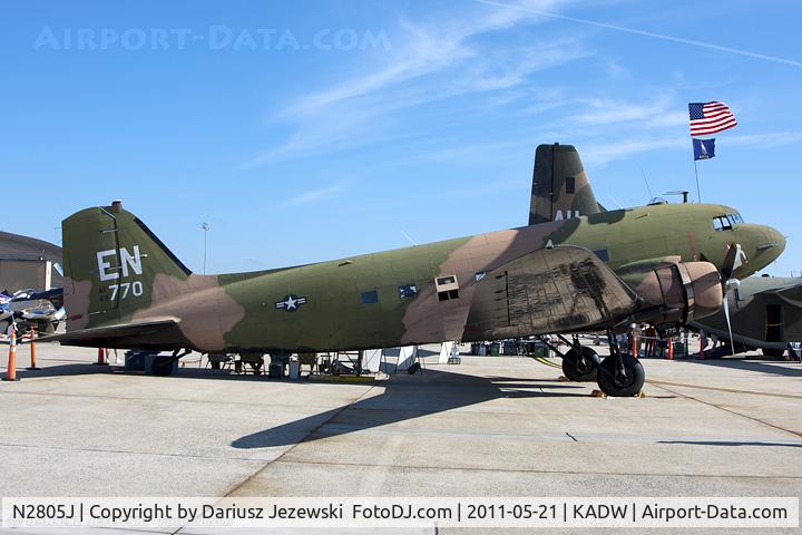 N2805J, 1944 Douglas DC3C-R-1830-90C C/N 20835, Douglas DC-3C-R-1830-90C Spooky 770 CN 20835, N2805J