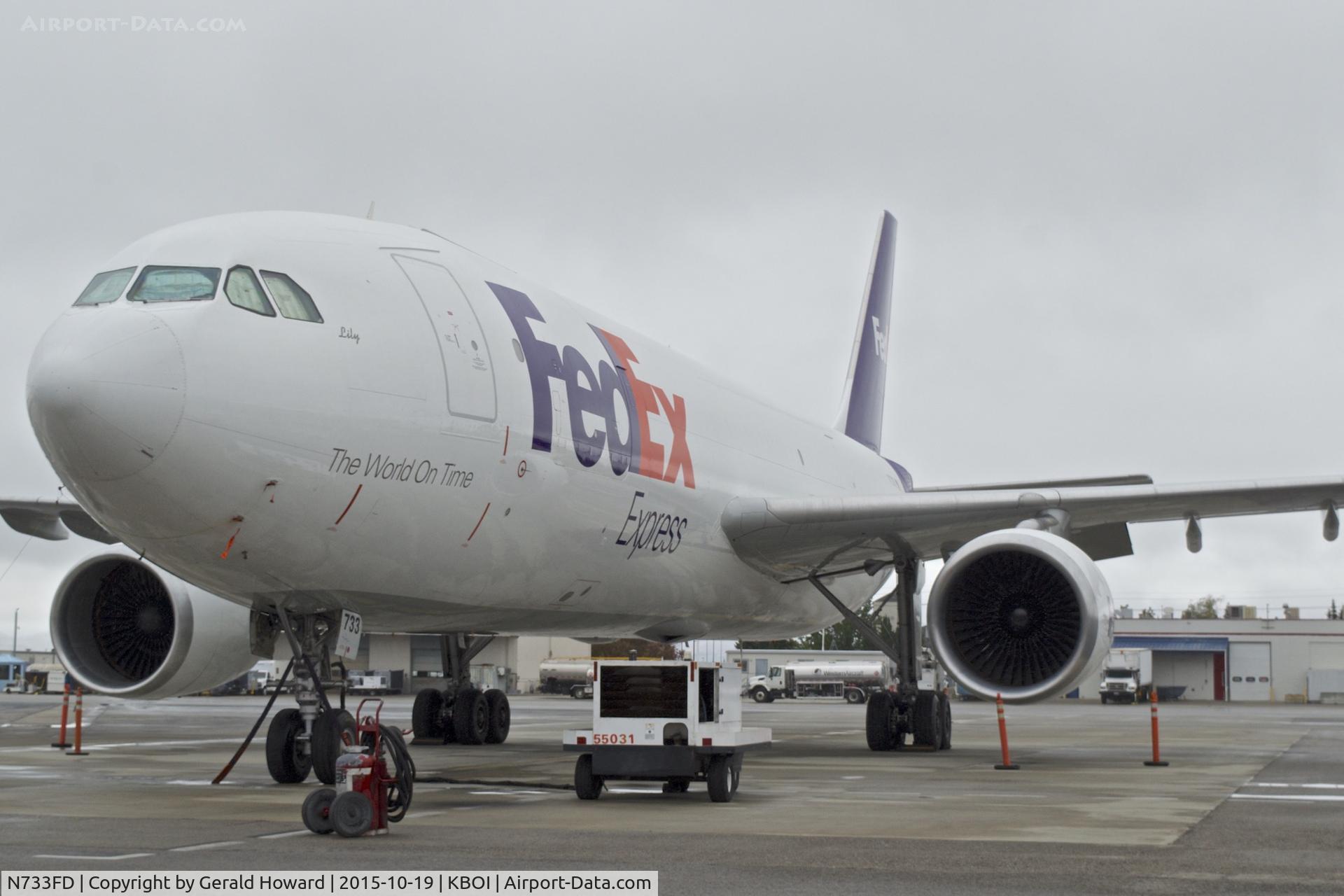 N733FD, 1993 Airbus A300B4-605R C/N 715, Parked on FedEx ramp.