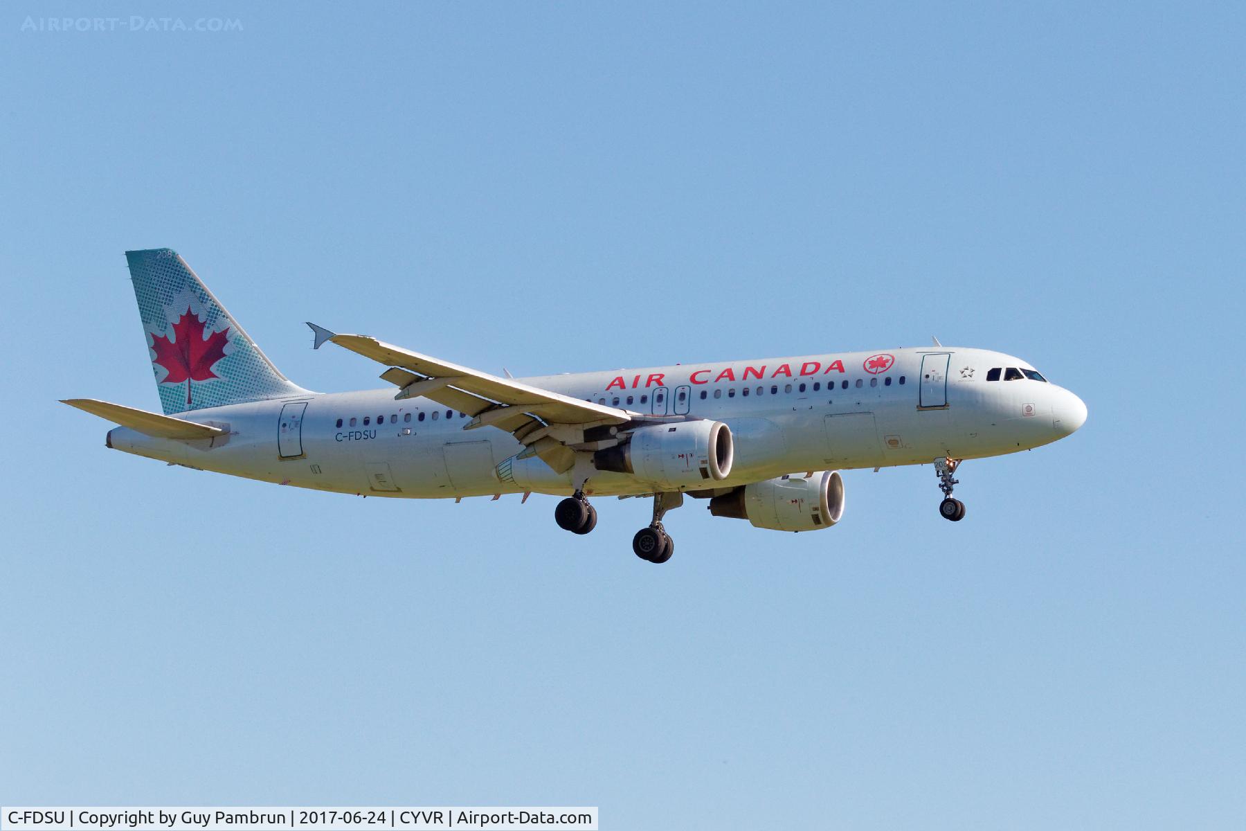 C-FDSU, 1990 Airbus A320-211 C/N 141, Landing