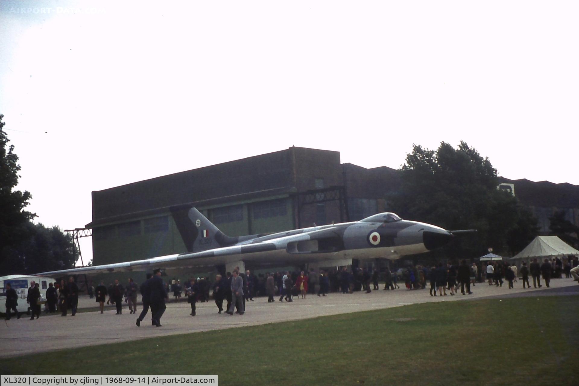 XL320, 1961 Avro Vulcan B.2 C/N Set 29, Taken during the Battle of Britain open day at RAF Coltishall on Saturday 14th September 1968.