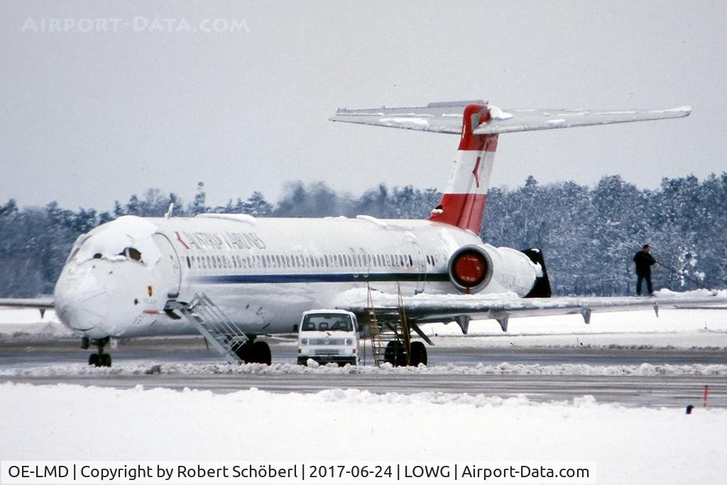 OE-LMD, 1990 McDonnell Douglas MD-83 (DC-9-83) C/N 49933, OE-LMD @ LOWG