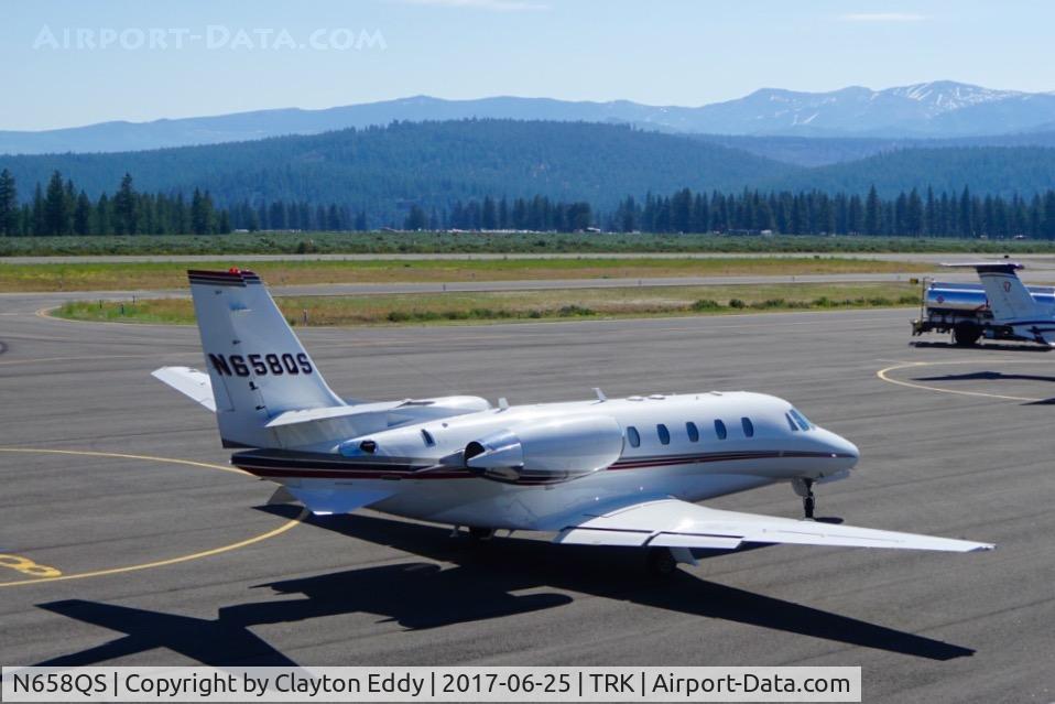 N658QS, 2006 Cessna 560XLS Citation Excel C/N 560-5665, Truckee Airport California 2017.