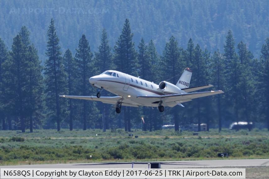 N658QS, 2006 Cessna 560XLS Citation Excel C/N 560-5665, Truckee Airport California 2017.