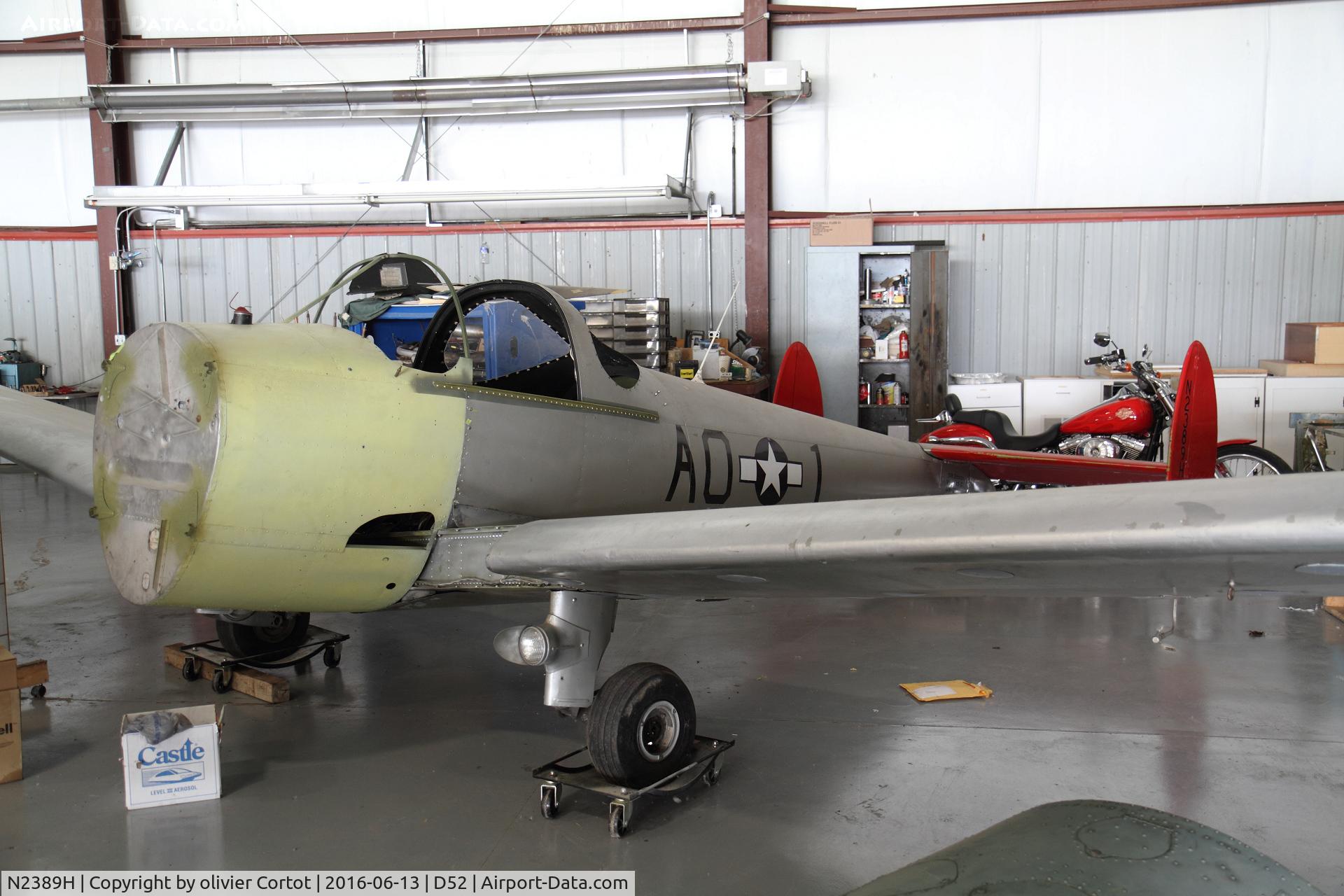 N2389H, 1946 Erco 415C Ercoupe C/N 3014, work in progress