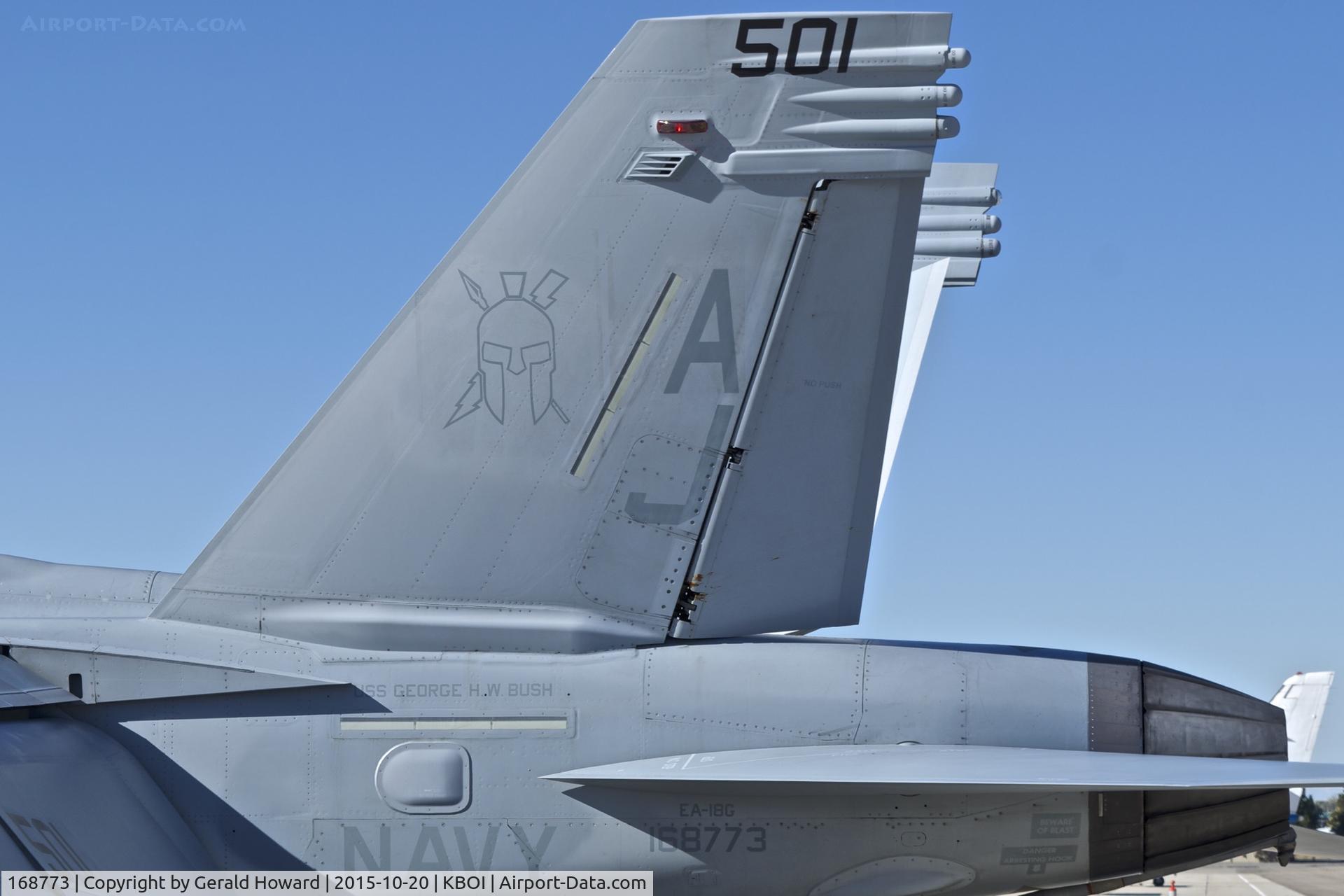 168773, Boeing EA-18G Growler C/N G-87, VAQ-131 “Lancers”, CVN-77, USS George H.W. Bush.