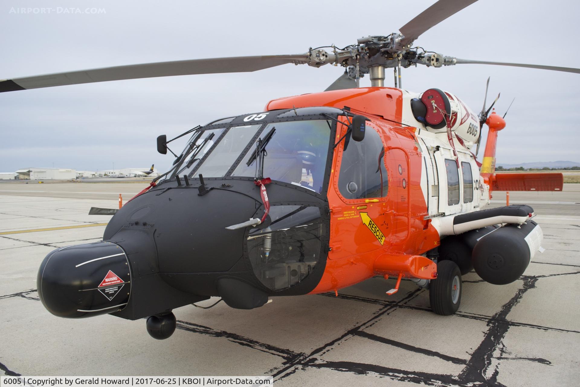 6005, Sikorsky HH-60J Jayhawk C/N 70.0655, Parked on south GA ramp.  MH-60T model.