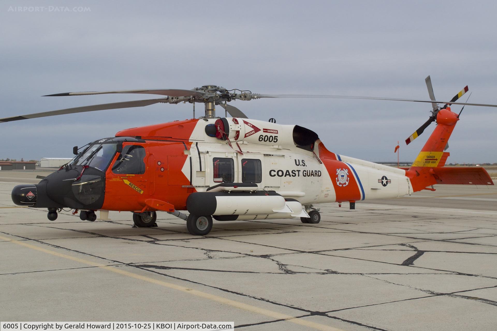 6005, Sikorsky HH-60J Jayhawk C/N 70.0655, Parked on south GA ramp.  MH-60T model.