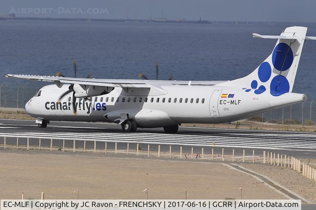 EC-MLF, 1998 ATR 72-500 C/N 570, CanaryFly PM550 to Tenerife