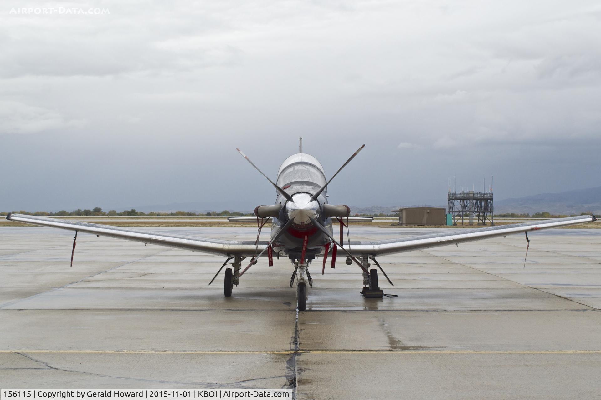 156115, Raytheon CT-156 Harvard II C/N PF-15, Parked on the south GA ramp. No.2 CFFTS, Moose Jaw, Saskatchewan, Canada.