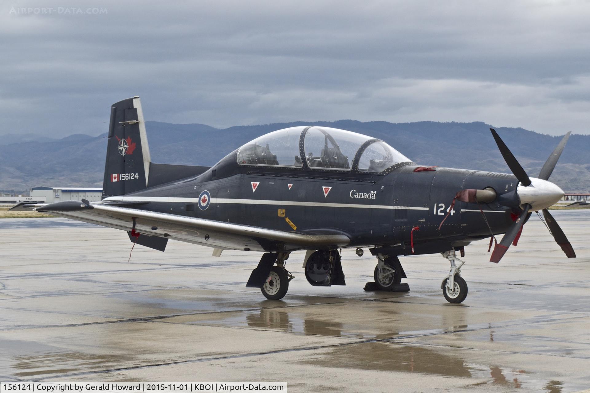 156124, 2000 Raytheon CT-156 Harvard II C/N PF-24, Parked on the south GA ramp. No.2 CFFTS, Moose Jaw, Saskatchewan, Canada.