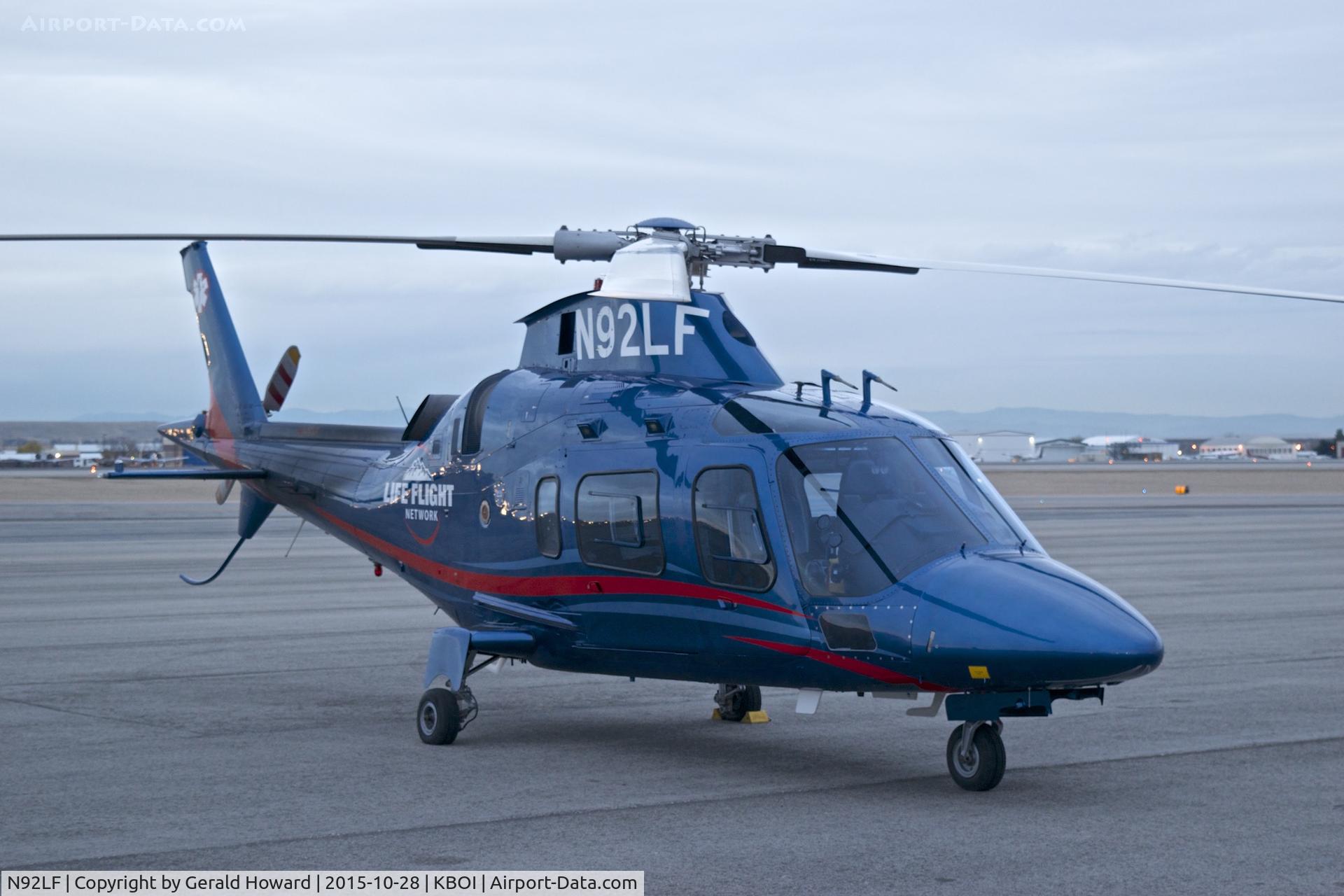 N92LF, 2004 Agusta A-109E Power C/N 11604, Parked on the north GA ramp.