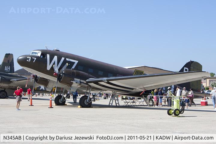 N345AB, 1943 Douglas DC3C-S1C3G (C-47A) C/N 13803, Douglas DC-3C-S1C3G CN 13803, N345AB