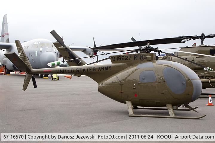 67-16570, 1967 Hughes OH-6A Cayuse C/N 0955, Hughes OH-6 Cayuse CN 67-16570 Rhode Island Quonset Air Museum (QAM)