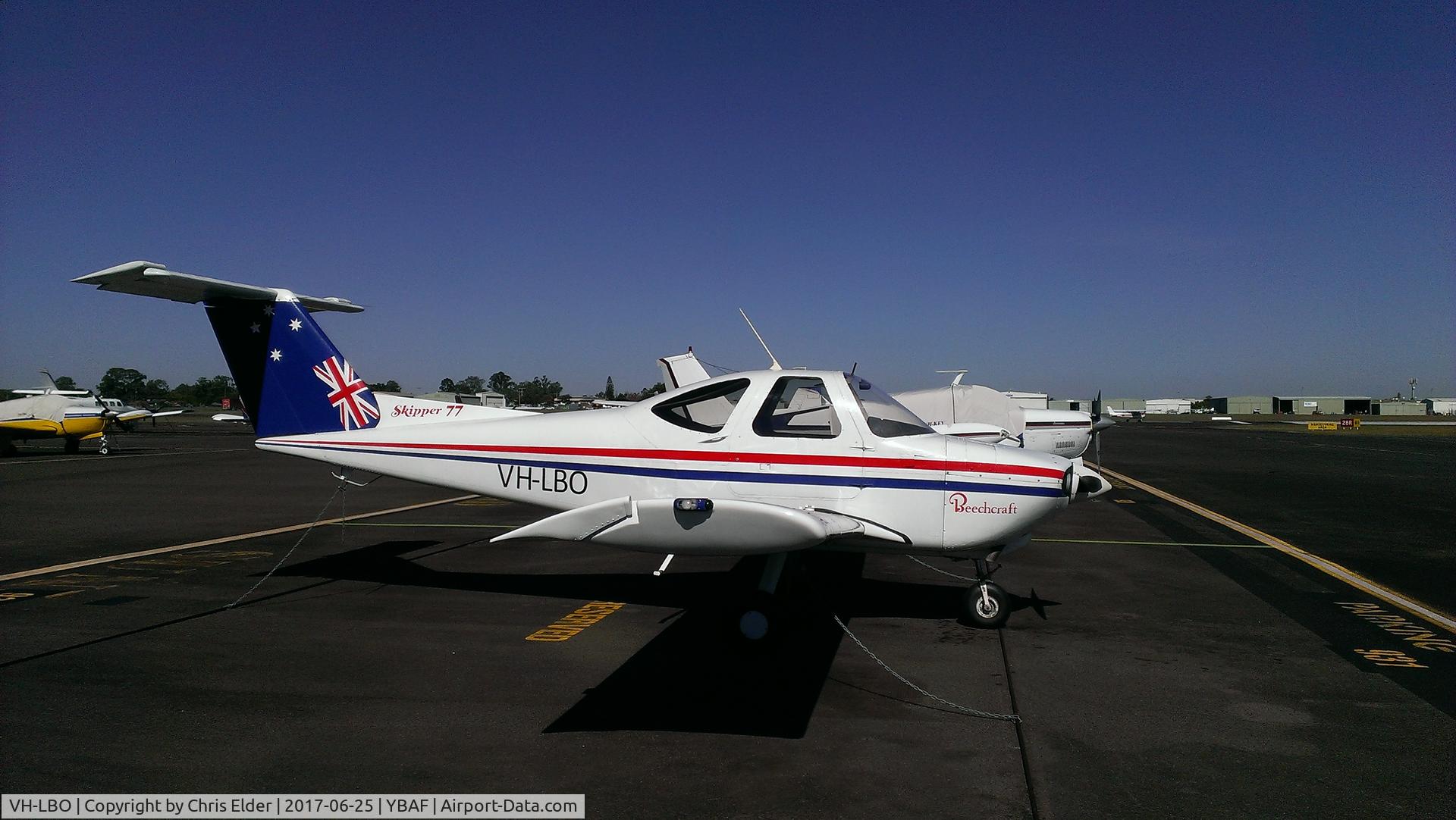 VH-LBO, 1979 Beech 77 Skipper Skipper C/N WA-98, VH-LBO at YBAF 25/06/17