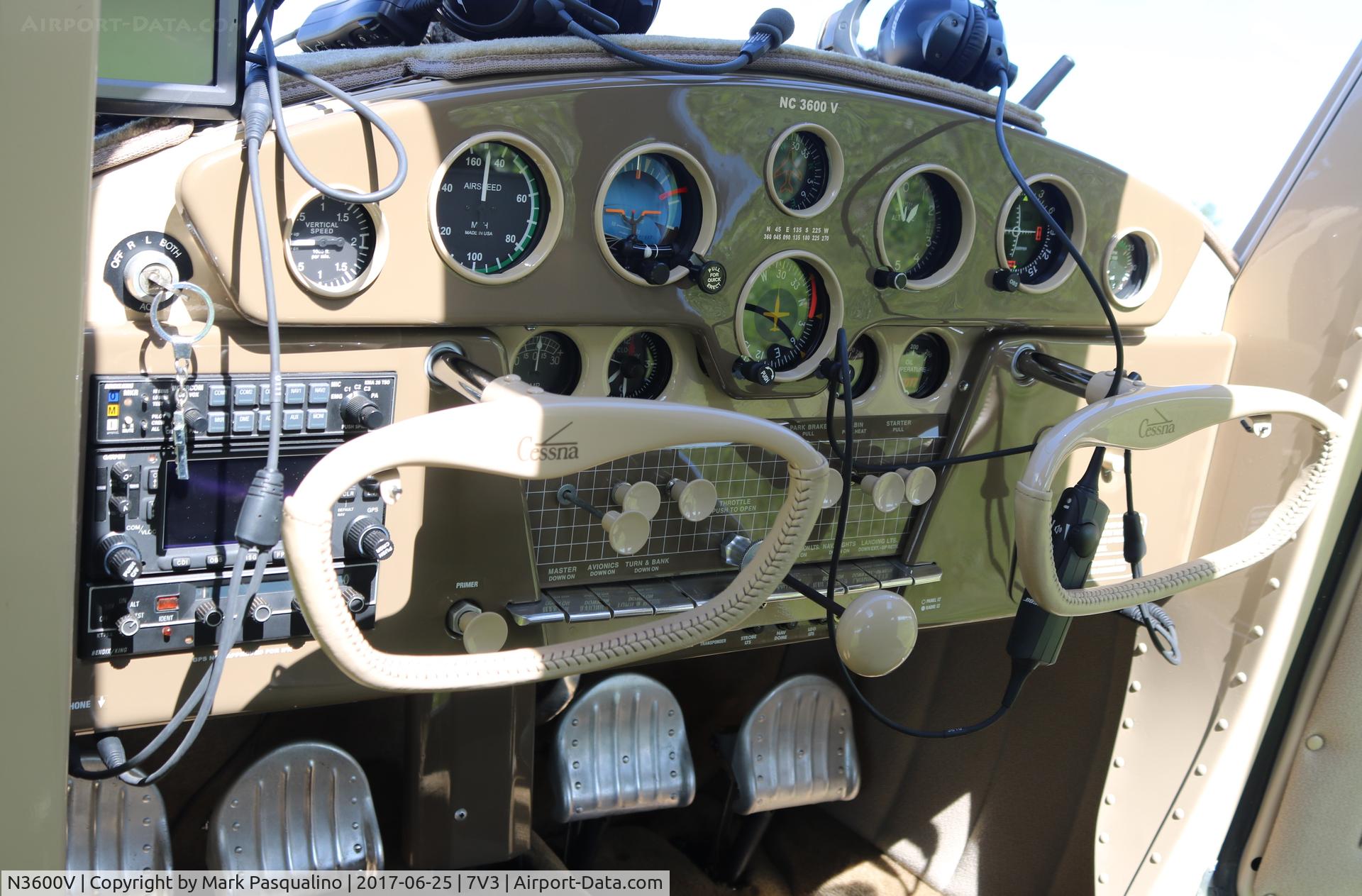 N3600V, 1948 Cessna 140 C/N 14868, Cessna 140