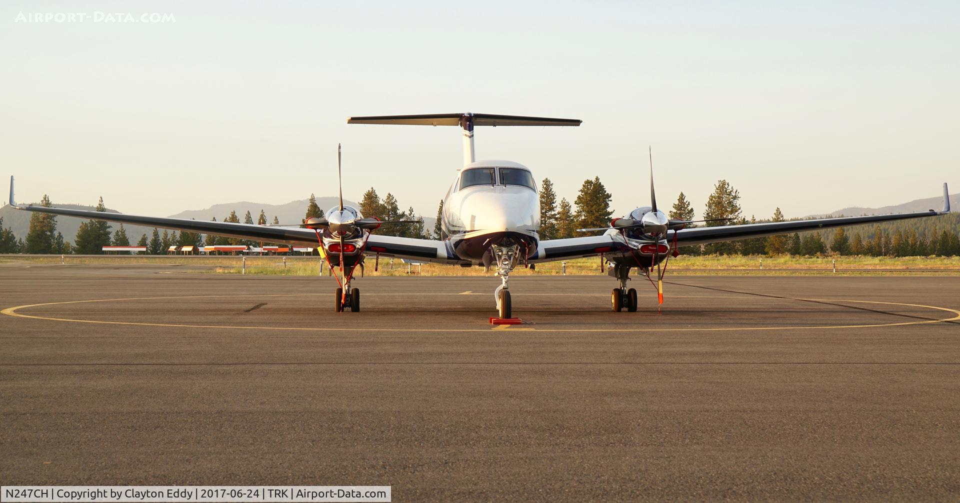 N247CH, 2006 Raytheon 350 Super King Air (B300) C/N FL-510, Truckee Airport California 2017.