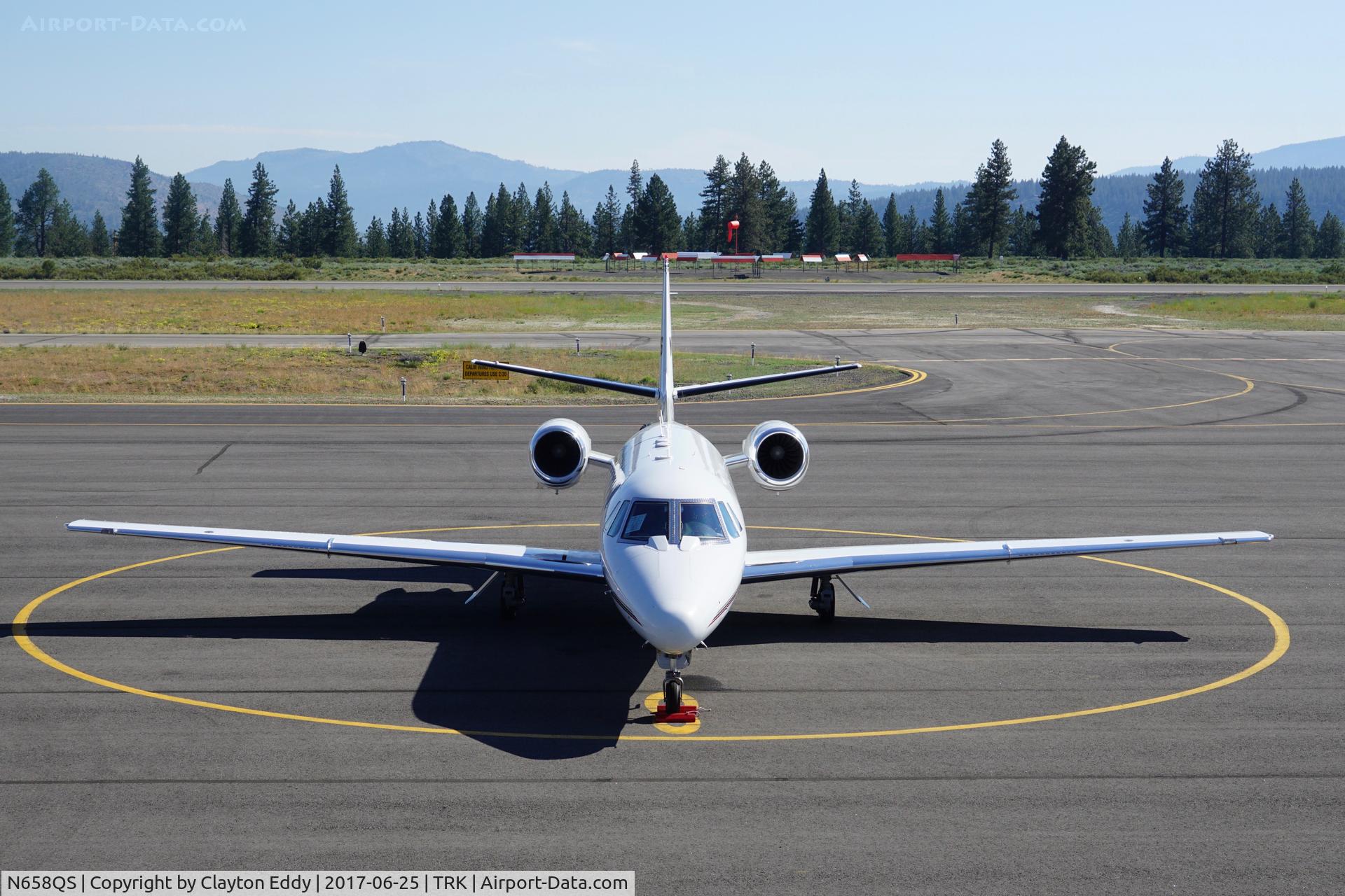 N658QS, 2006 Cessna 560XLS Citation Excel C/N 560-5665, Truckee Airport California 2017.