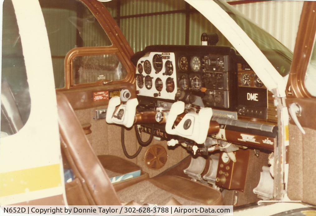 N652D, 1951 Beech C35 Bonanza C/N D-2919, interior , switch from single yoke to dual yoke,and new interior.
