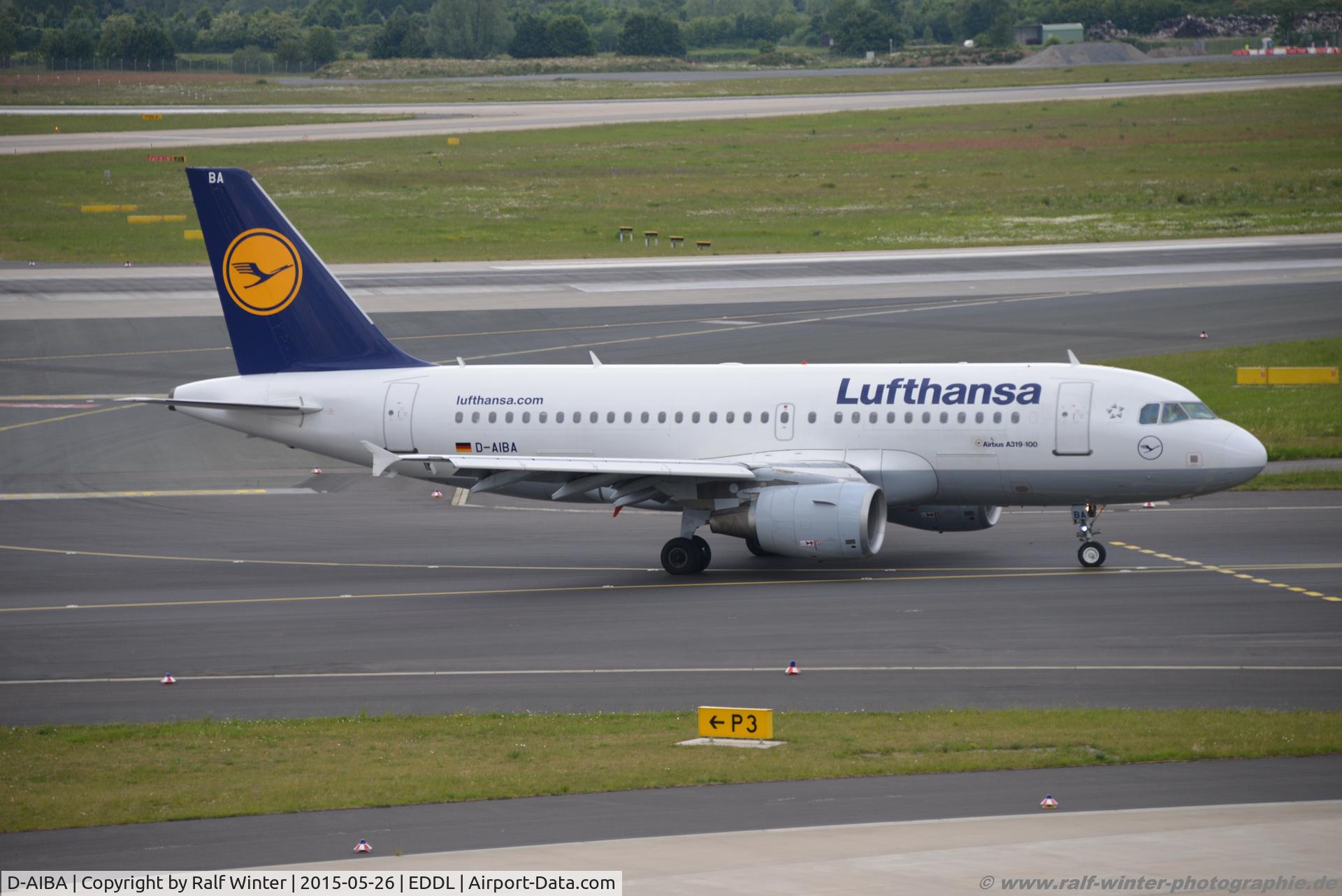 D-AIBA, 2009 Airbus A319-114 C/N 4141, Airbus A319-114 - LH DLH Lufthansa - 4141 - D-AIBA - 26.05.2015 - DUS