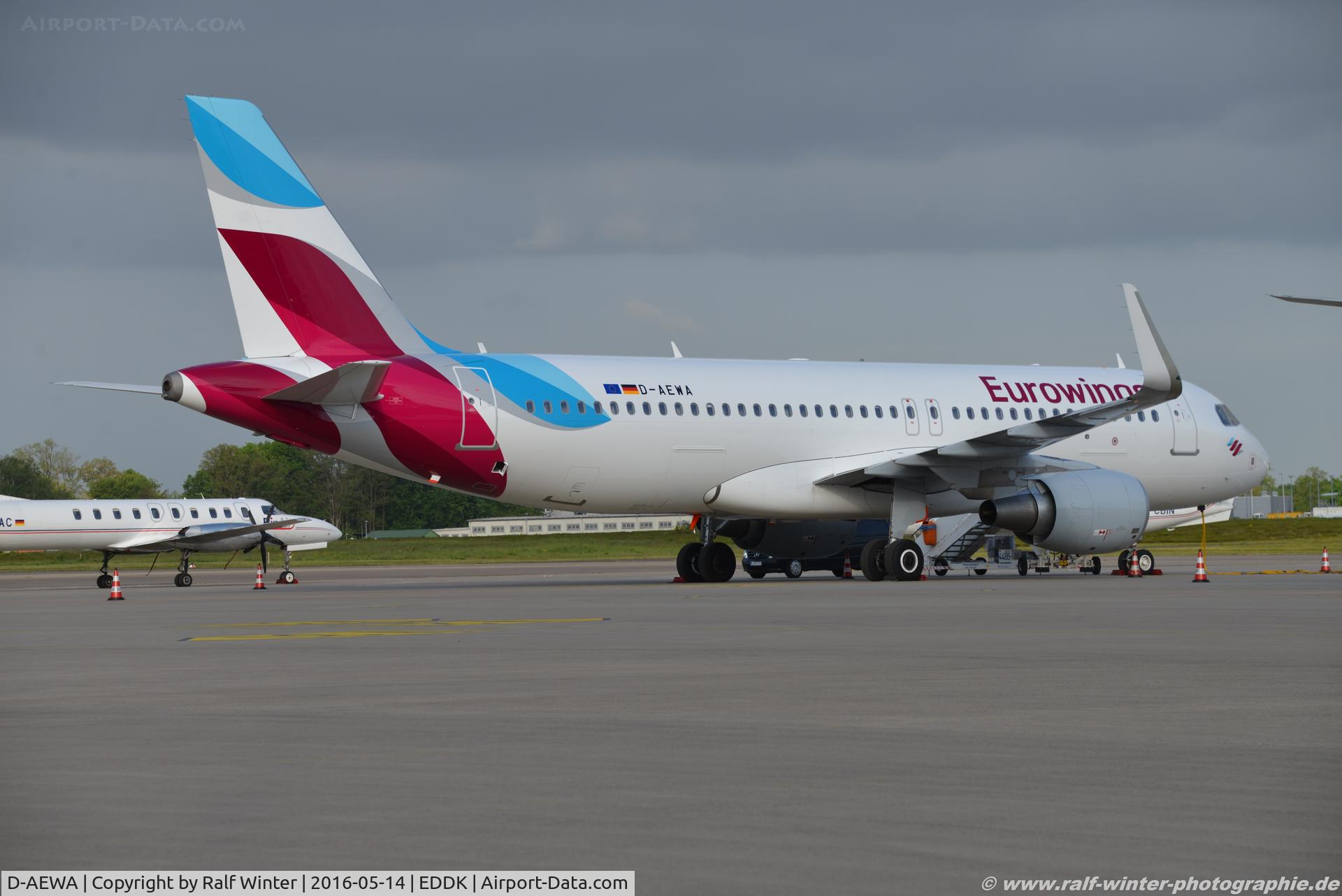 D-AEWA, 2016 Airbus A320-214 C/N 6953, Airbus A320-214(W) - EW EWG Eurowings - 6953 - D-AEWA - 14.05.2016 - CGN