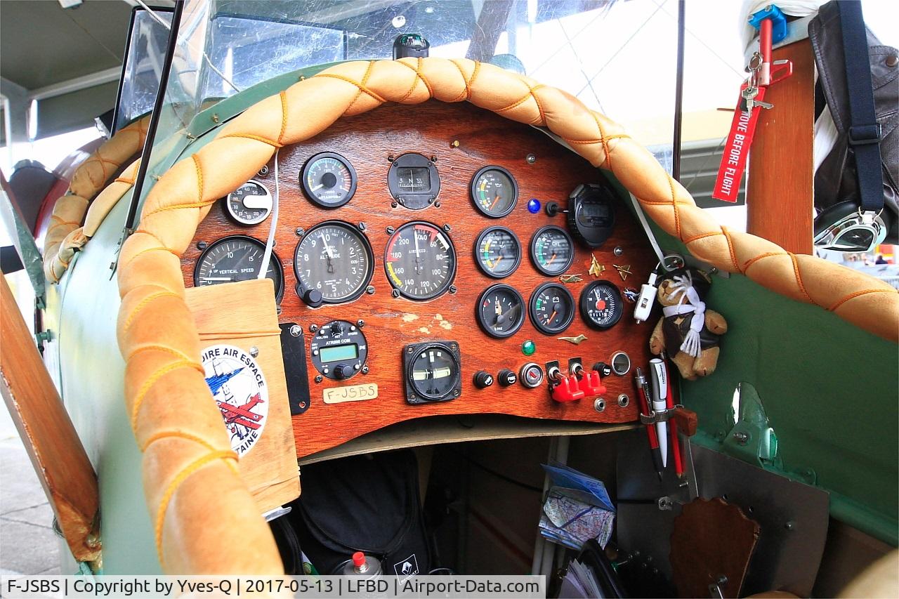 F-JSBS, Royal Aircraft Factory SE-5A Replica C/N 5, Royal Aircraft Factory SE-5A, Close view of cockpit, Bordeaux-Mérignac Air Base 106  (LFBD-BOD)  Open day 2017