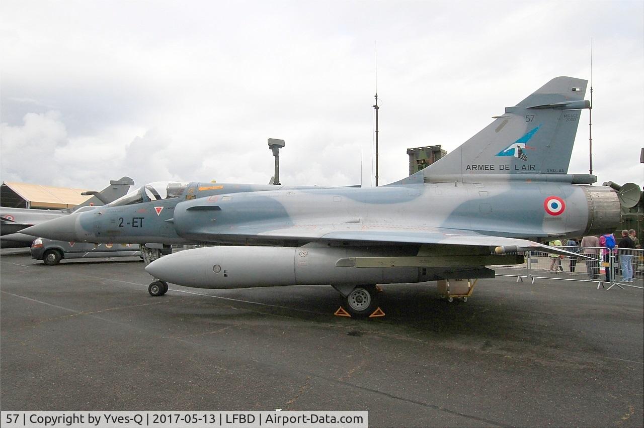 57, Dassault Mirage 2000-5F C/N 257, Dassault Mirage 2000-5F, Static display, Bordeaux-Mérignac airport (LFBD-BOD) Open day 2017