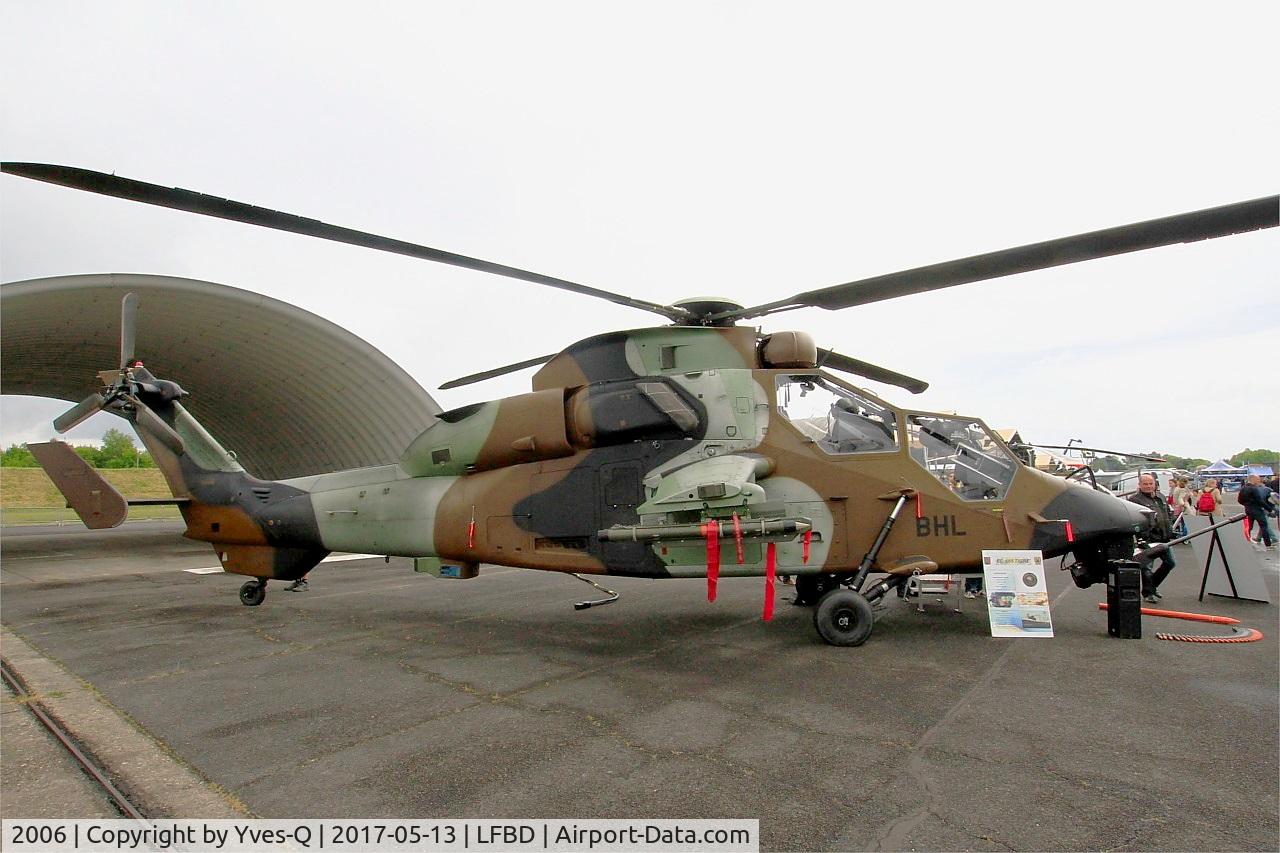 2006, Eurocopter EC-665 Tigre HAP C/N 2006, Eurocopter EC-665 Tigre HAP, Static display, Bordeaux-Mérignac Air Base 106  (LFBD-BOD)  Open day 2017