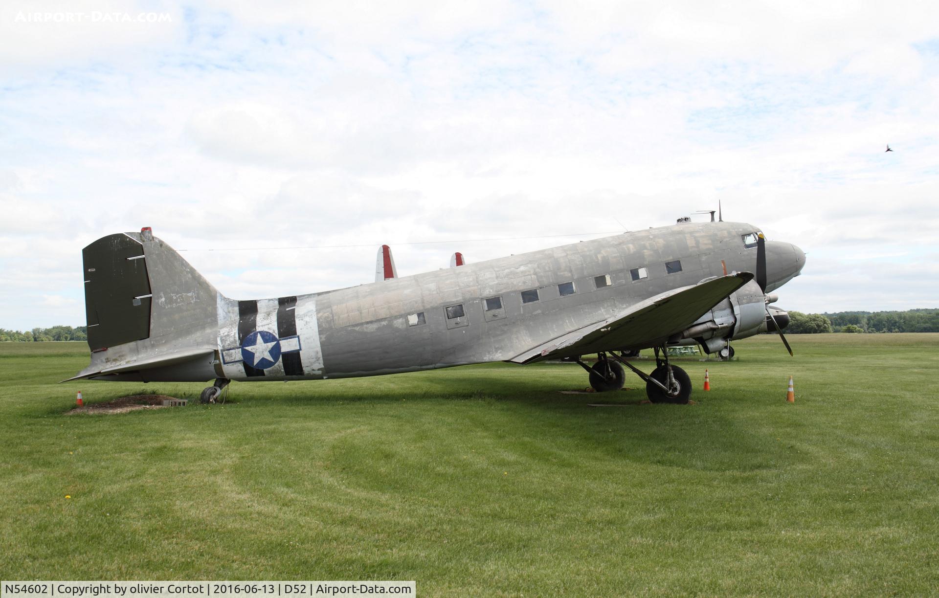 N54602, 1943 Douglas C-47B C/N 15635/27080, in the grass
