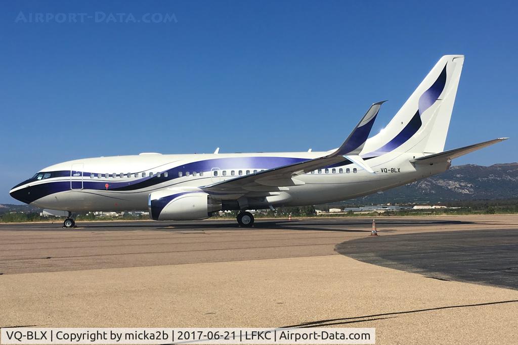 VQ-BLX, 2007 Boeing 737-7GV C/N 36090, Parked