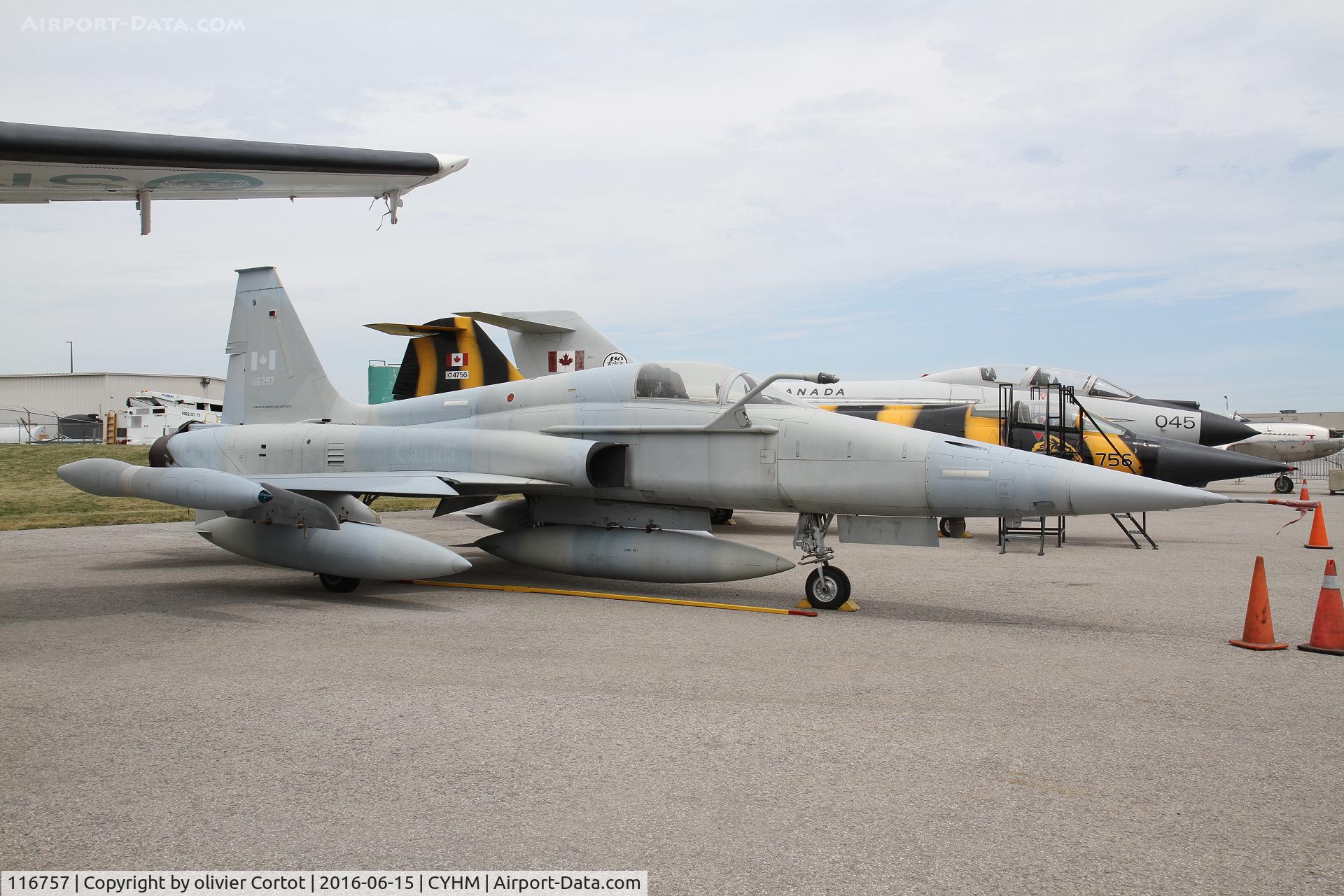 116757, Canadair CF-5A C/N 1057, outdoor exhibit