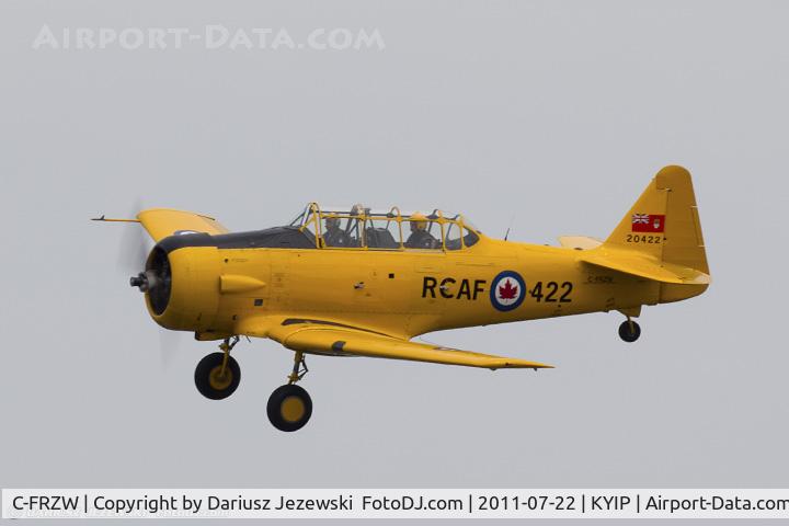 C-FRZW, 1952 Canadian Car & Foundry T-6 Harvard Mk.4 C/N CCF4-213, North American Harvard IV, C-FRZW