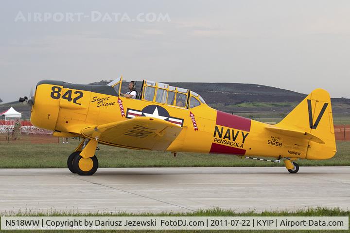 N518WW, North American SNJ-5C Texan Texan C/N 88-14866, North American SNJ-5C Texan CN 51868, N518WW