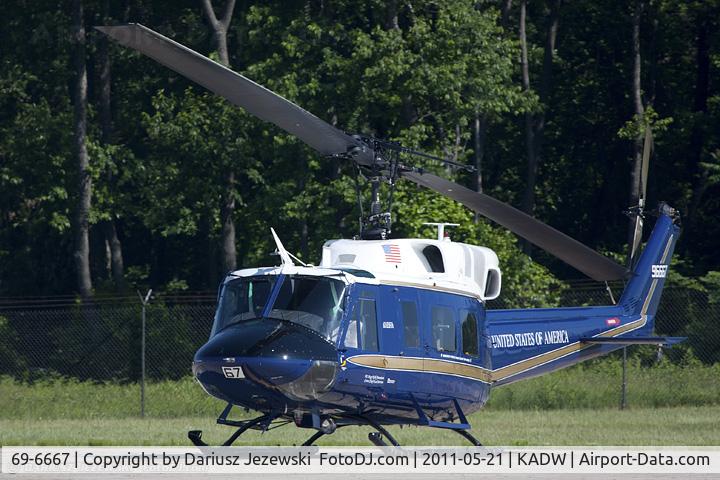 69-6667, 1969 Bell UH-1N Iroquois C/N 31073, UH-1N Twin Huey 69-6667 67 from 1st HS First and Foremost 316th WG Andrews AFB, MD