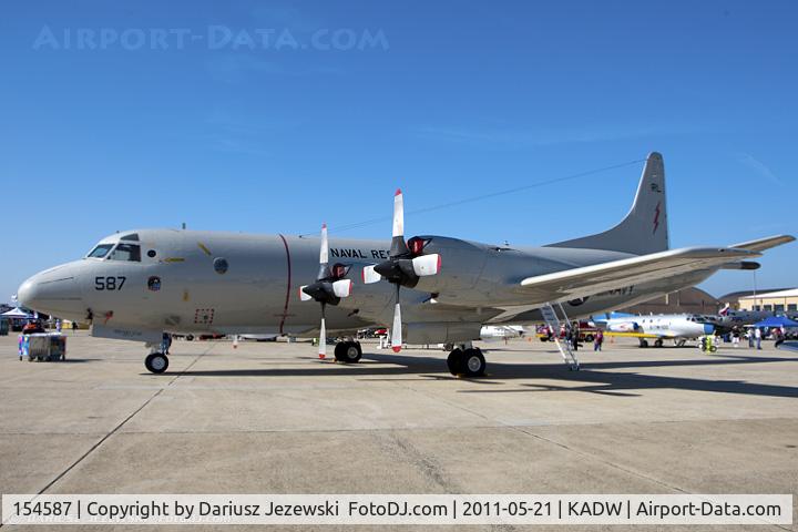 154587, Lockheed NP-3D Orion C/N 185-5268, P-3C Orion 154587 RL-587 from VXS-1 Warlocks NAS Patuxent River, MD