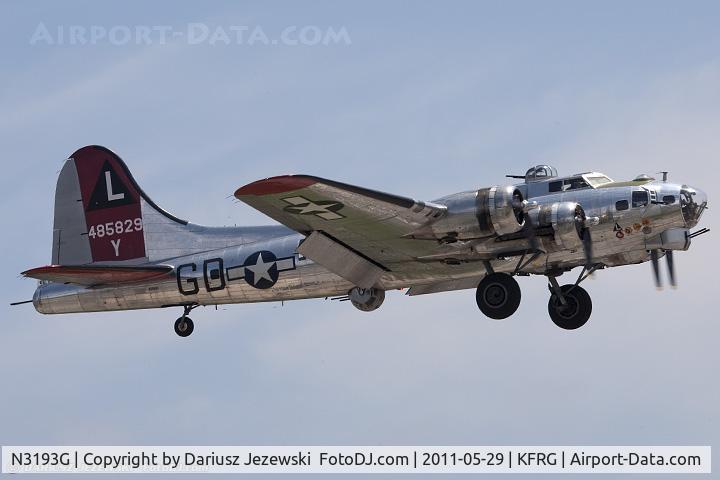 N3193G, 1944 Boeing B-17G Flying Fortress C/N 77255, Boeing B-17G Flying Fortress Yankee Lady CN 77255 - Yankee Air Museum, N3193G