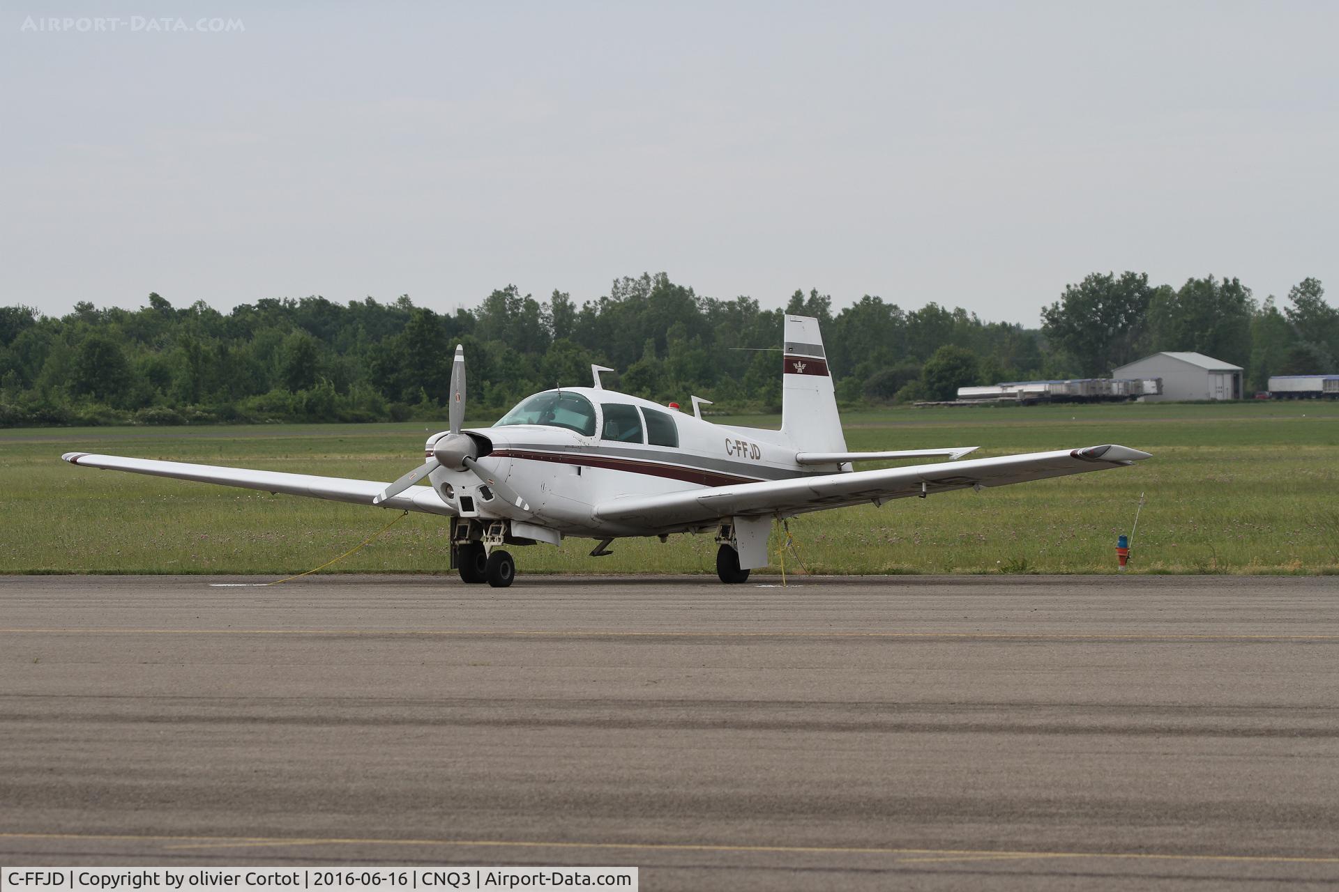 C-FFJD, 1967 Mooney M20C Ranger C/N 670147, CNQ3 airport