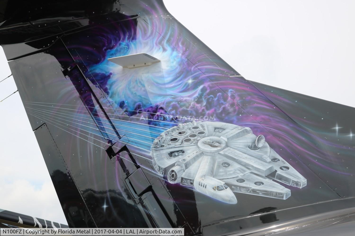 N100FZ, 2010 Embraer EMB-500 Phenom 100 C/N 50000137, Star Wars themed Phenom