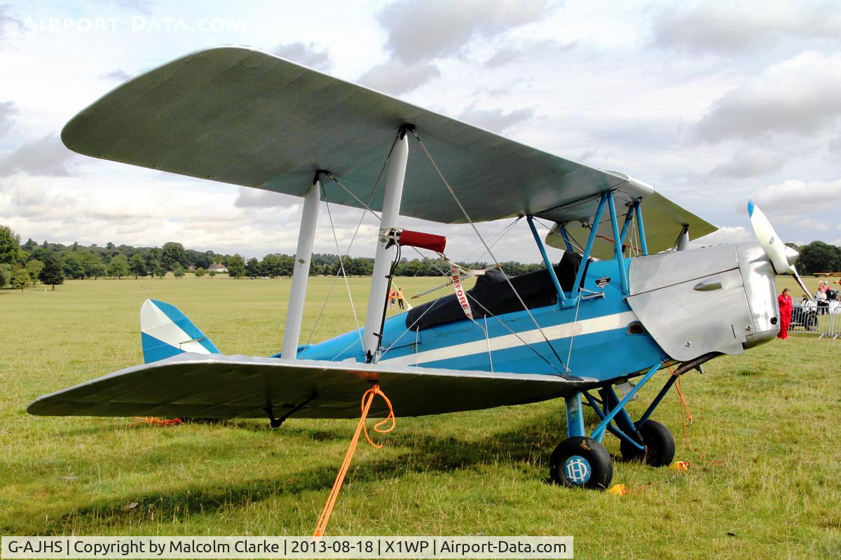G-AJHS, 1941 De Havilland DH-82A Tiger Moth II C/N 82121, De Havilland DH-82A Tiger Moth II at The De Havilland Moth Club's 28th International Moth Rally at Woburn Abbey. August 18th 2013.